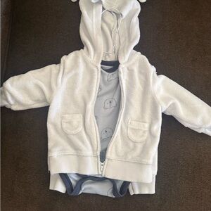 3PC Teddy Bear Terry cloth outfit